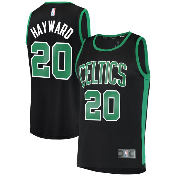 maglia gordon hayward 20 2019-2020 boston celtics nero